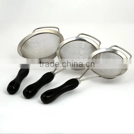 Set of 3 Fine Mesh Stainless Steel Strainers photo-2