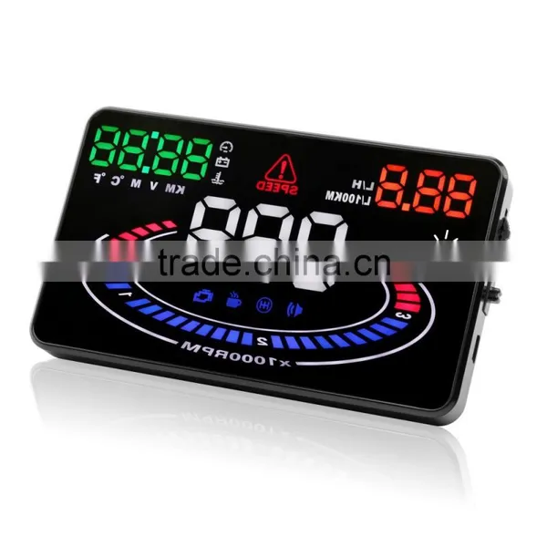 Universal Car HUD 5.5 Inch Vehicle Head up Display E300 With Obd2 photo-4