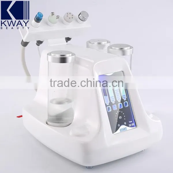 Newest 4 in 1 Small Bubbles Water Dermabrasion Ultrasonic BIO Facial Cleansing Skin Whitening Machine photo-3