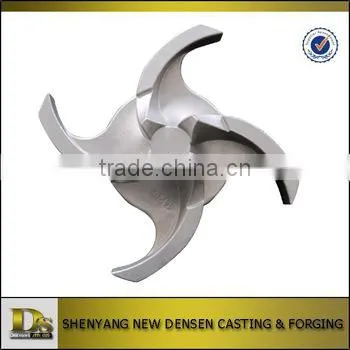 Foundry Custom High Precision Steel Sand Casting Parts Pump Impeller photo-2