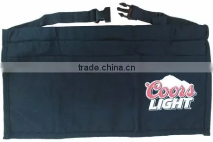 Hot Selling High Quality Pattern Half Short Waist Aprons With Zipper Pocket photo-4