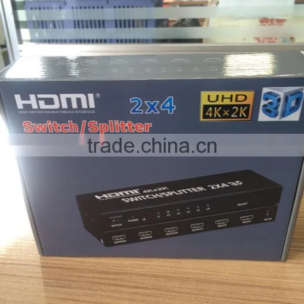 2X4 4K HDMI Switch/HDMI Splitter UK photo-2