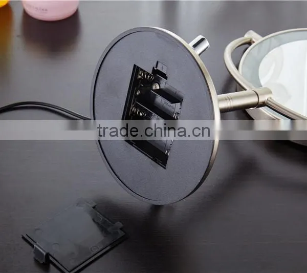 Double-sided Battery-operated Makeup Mirror With 3X Magnification, LED Mirror photo-6