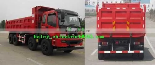 China Foton Rowor 8*4 Dump Truck for Sale photo-2