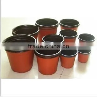Plastic Flower Nursery Pot/double Color ps Flower Pots photo-5