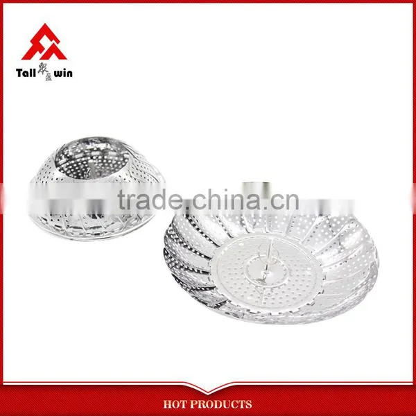 Stainless Steel Collapsible Vegetable Steamer Steaming Basket photo-2