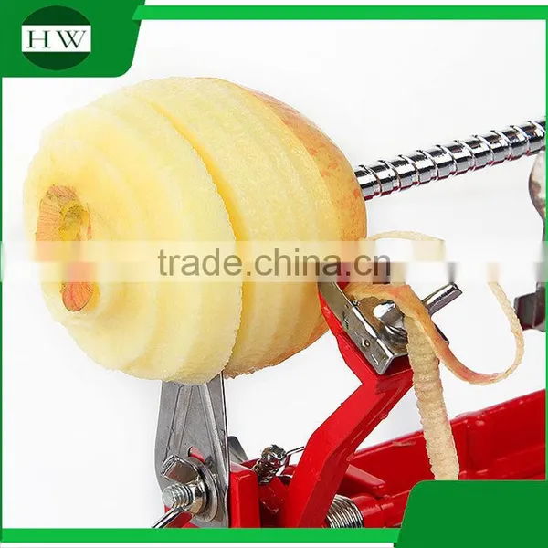 Multipurpose Aluminium Alloy Stainless Steel 3 in 1 Manual Roto Rotary Fruit Apple Corer Slicer Zester Peeler photo-3
