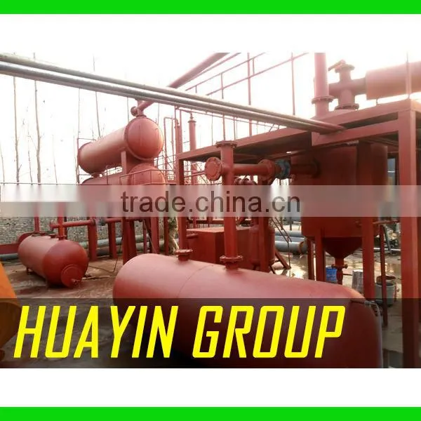 Sludge Oil to Diesel Refine Plant Huayin Latest Pyrolysis Technology photo-2