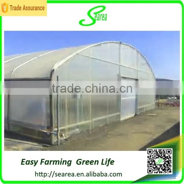 Steel Frame Tunnel Greenhouse With Door photo-2