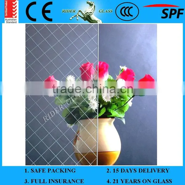 3.5mm Patterned/Rolled/Figured Glass(Gonshi; Rose; Raindown; Diamond; Mistlite; Oceanic; Chinchilla) photo-3
