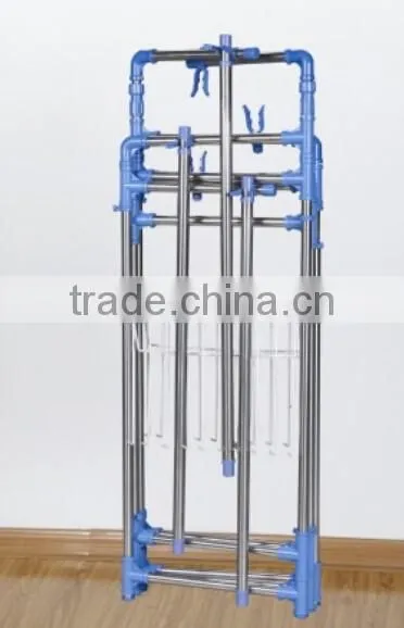 Double Three Transfer Shapes Clothes Rack and Blanket Drying Rack photo-4