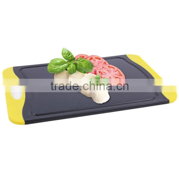 China Supplier Rectangular Shape Food Grade Kitchen Plastic Cutting Board photo-2