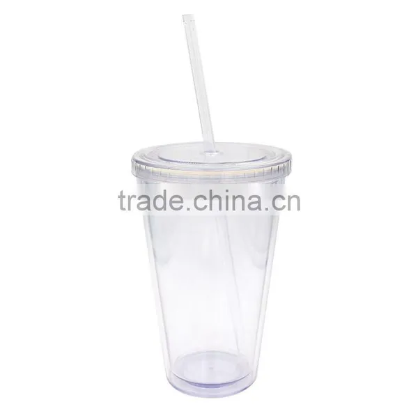 16oz Customized Logo Plastic Cheap Coffee Cups for Sale,Thin Wall Plastic Drink Tubing photo-6