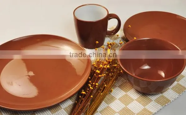 Colorful Solid Ceramic Dinner Set Design photo-6