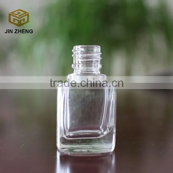 Mini Square 8ml Transparent Glass Nail Polish Bottle photo-2