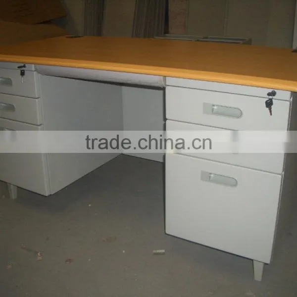 Steel Wood Office Furniture Office Desk Study Table Computer Desk photo-2