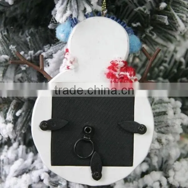 Christmas Snowman Resin Pendant Mini Photo Frame photo-2