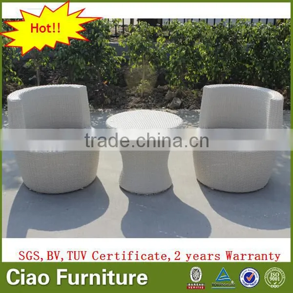 Bottle Shape Wicker Patio Furniture/outdoor Coffee Set/small Table With Chair photo-3