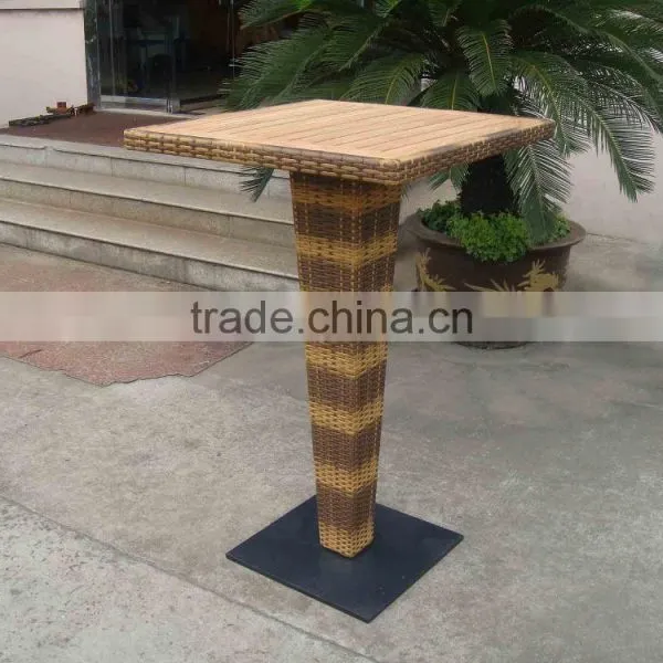 Great Nice Outdoor Rattan Bar Furniture Bar Stools With Padded photo-3