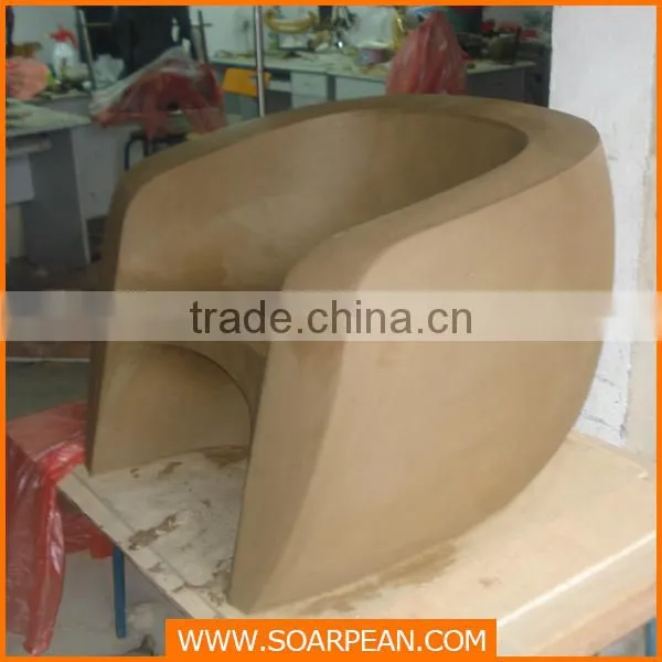 Furniture Fiberglass Hotel Sofa Chair Single Modern Chair photo-5