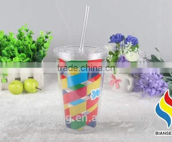 Most Popular Custom Logo Colorful Plastic Cup photo-2