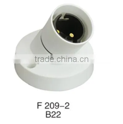 Bakelite Angle B22 Lampholder Electric Lamp Base photo-3