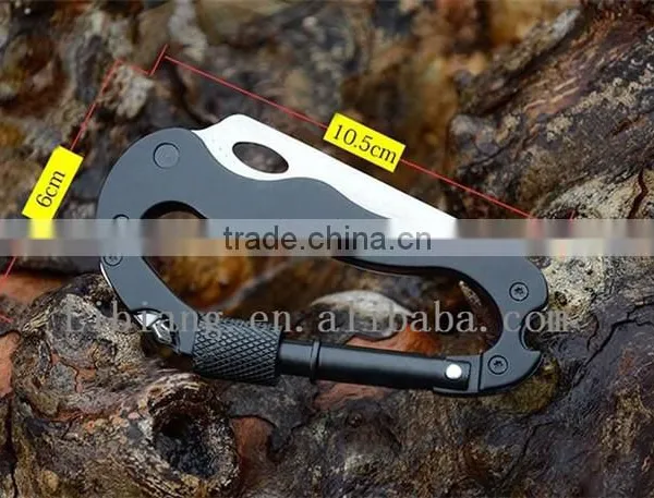 Special Birthday Gifts Multifunction Carabiner Knife Keychain photo-6