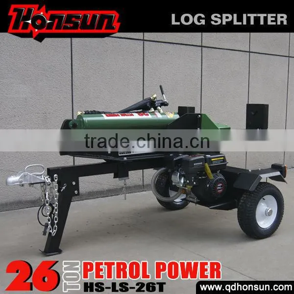 With 18 Months Warranty CE Approved Briggs&Stratton Lifan Petrol Engine Industrial Hydraulic 26t Log Splitter CE