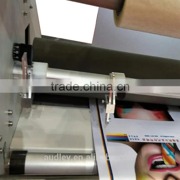 Audley 1600C5 Professional Manufacturer 1.6m Auto Pneumatic One Side Cold Pvc Film Lamination Machine photo-5