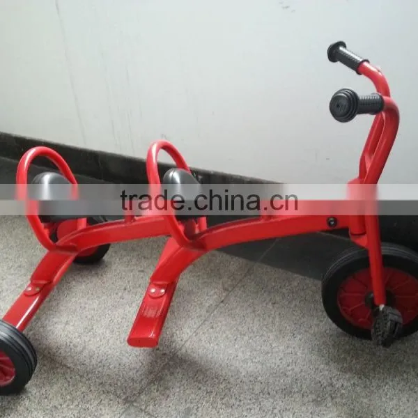 Children 3 Wheel Car Baby Tricycle Two Seat for Sale photo-4