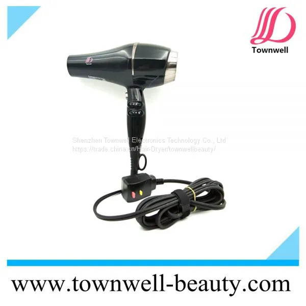 Shine Injection Black Professional Long Life Hot Styling Tools 2300W Мощный фен для волос с генератором отрицательных ионов photo-2