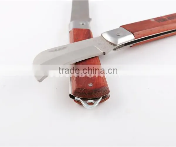 Professional Electrician Knife With Wooden Handle photo-2