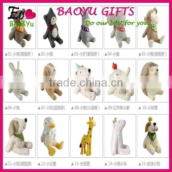 Mini CUTE Fashional Resin Decoration ,Zakka Furnishing Articles Creative Look up at the Sky of Animal Resin Handicraft photo-2