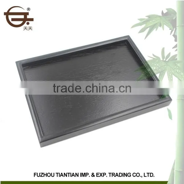 2016 Wholesale Square Korean Style Wooden Serving Tray photo-3
