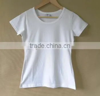 Beautiful Short Sleeve T-shirt no Printing Fat Women T-shirt photo-2