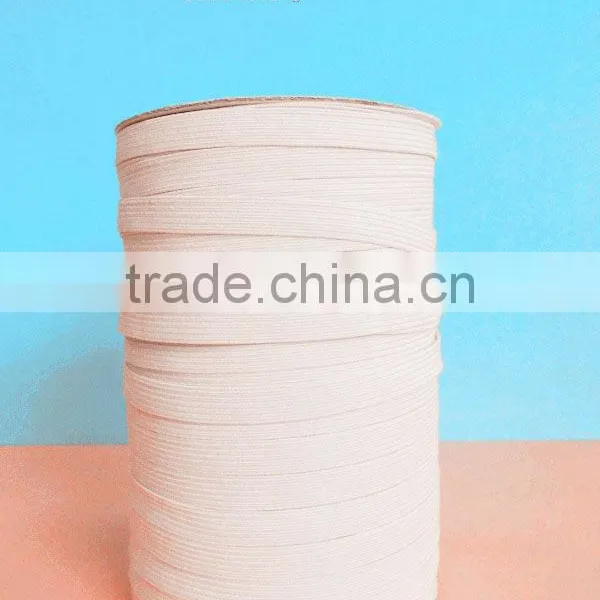 Xinli Bright White Clothes Elastic Braided Webbbing