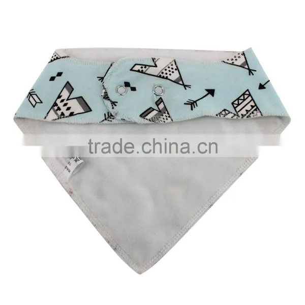 2016 Baby Soft Bib Custom Triangle Design Bandana Infant Bib photo-2