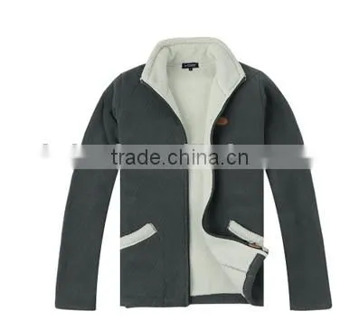 Hotting Selling Winter Jacket Wholesale Collared Blank Thick Camo Fleece KM0567 photo-2