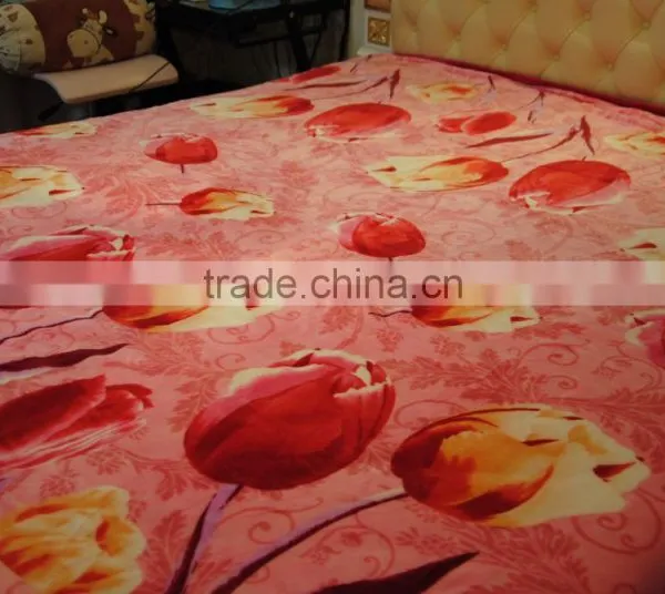Super Warm 100% Polyester Raschel Blanket photo-2