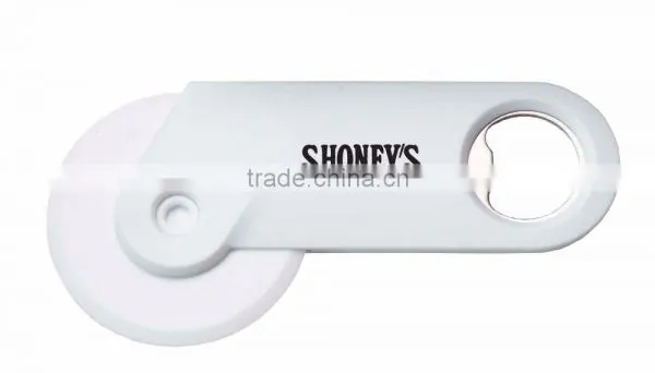 Party Pizza Cutter - Easily Slices Pizzas, Quesadillas, Brownies and More, Convenient Bottle Opener at the End of the Handle photo-4
