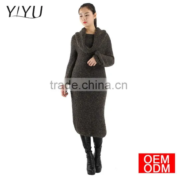 Spring Autumn Women Sexy Sweater Dresses Winter Christmas Long Sweaters Knitted Thick Warm Sweater and Pullovers Burderry Jumper photo-5