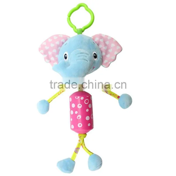 China Supplier Animal Bed Bell Pull String Musical Baby Plush Toy H168001 photo-6
