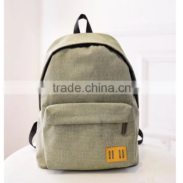 2015 Fashion Canvas Bag, Backpack Shoulder Bag, Travel Bag, Couple Bag, Computer Bag photo-3