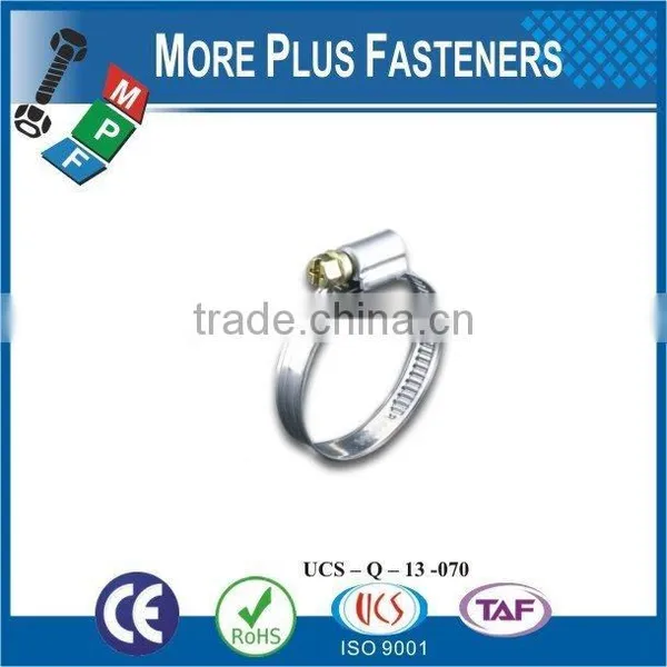 Made in Taiwan Stainless Steel Thin Hose Clamp Flexible Hose Clamp German Type photo-6