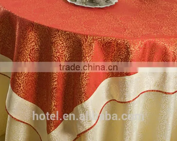 New Woven Table Cloth With Polyester Fabric photo-2