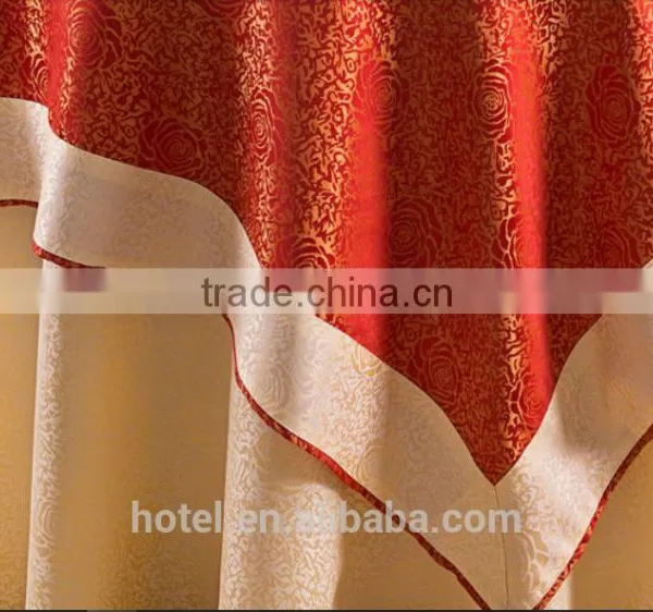 New Woven Table Cloth With Polyester Fabric photo-3