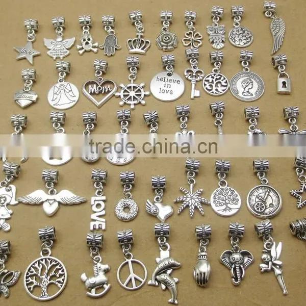 Dangling "Cross" Charm Bead for Snake Chain Charm Bracelet,Charm Bead for Snake Chain Charm Bracelet,encanto Cruz photo-3