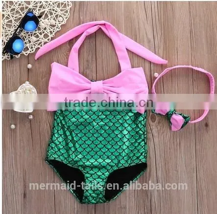 Baby Kid Girls Little Mermaid Set Costume Bikini Swimwear Swimsuit Outfits Dress photo-4