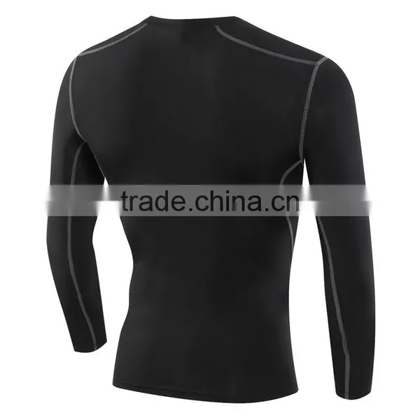 Sports Wear Men Fitness Athletic Private Logo Compression Dry Fit Gym Wear Sports Gym Top photo-2