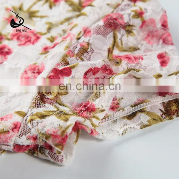 117141048 Chinese Style Collar Lace Ballet Leotard photo-5